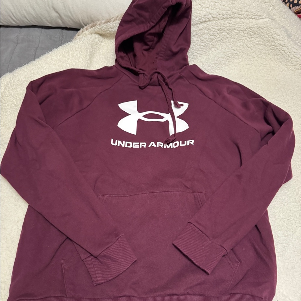 Under Armour Men's Burgundy Hoodie
